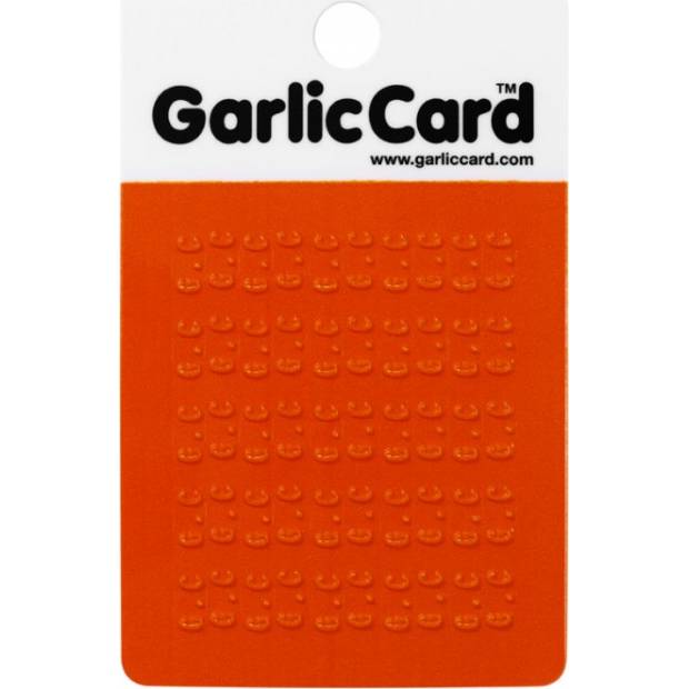 GarlicCard na rozetření česneku - GarlicCard