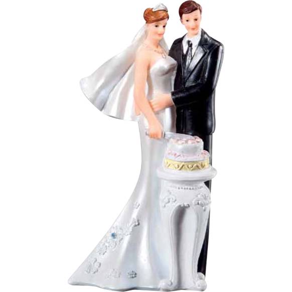 Svatební figurka na dort ženich a nevěsta - Florensuc