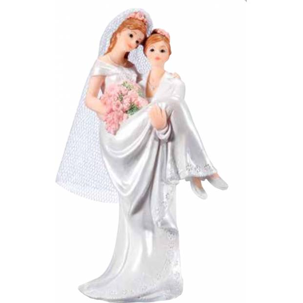 Svatební figurka na dort ona a ona - Florensuc