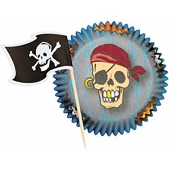 Barevné košíčky Pirate 24 ks - Wilton