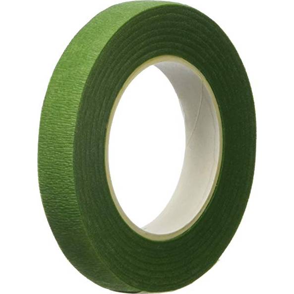 Papírová páska na květinové dráty 12 mm 27m světle zelená - Decora