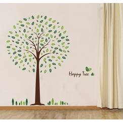 Samolepící dekorace na zeď - Happy Tree - Nalepovací tabule