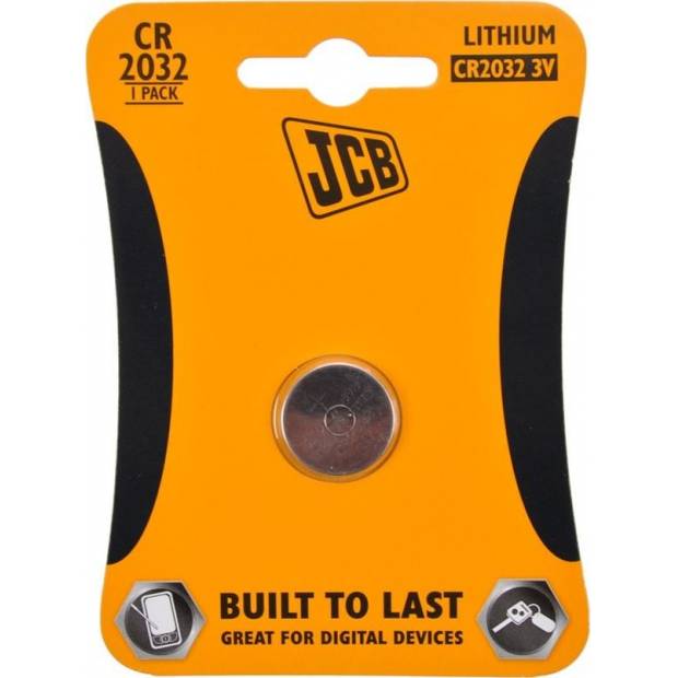 JCB knoflíková lithiová baterie CR2032, blistr 1 ks