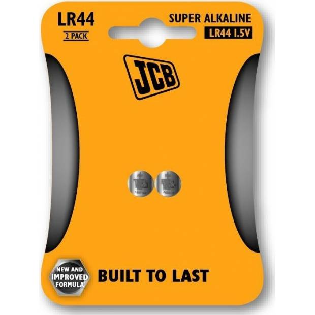 JCB alkalická baterie LR44, blistr 2 ks