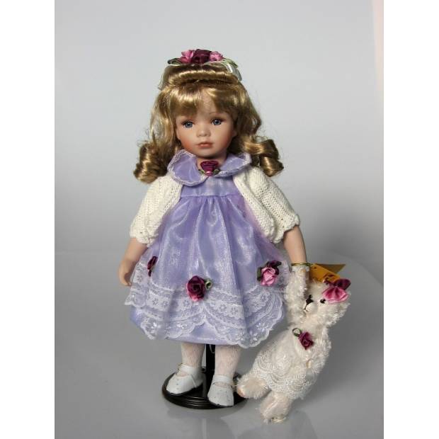 Porcelánová panenka s vestičkou 40cm - IntArt