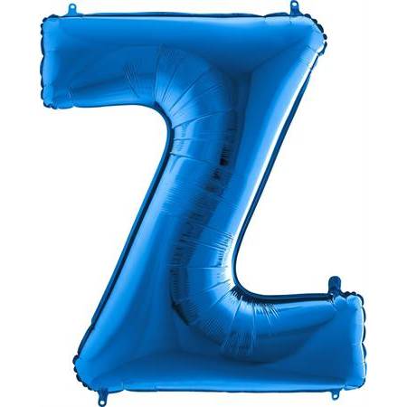 Nafukovací balónek písmeno Z modré 102 cm - Grabo