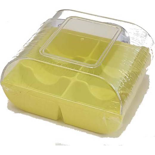 Plastová krabička na sušenky žlutá - Silikomart
