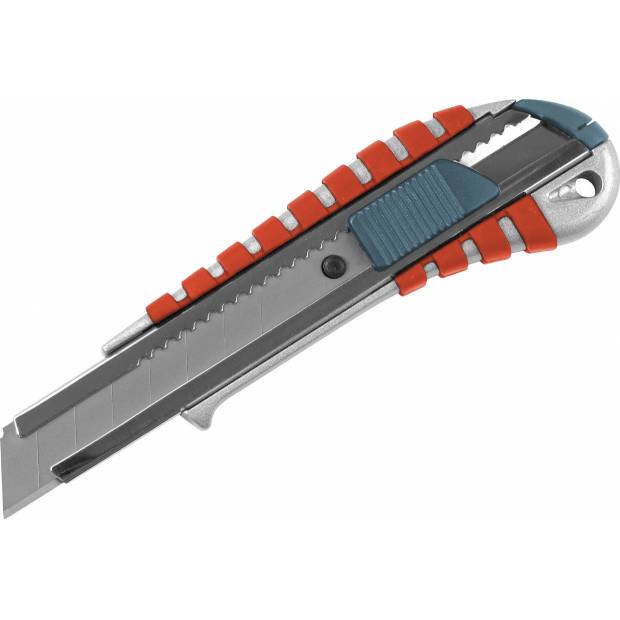 nůž ulamovací kovový s kovovou výztuhou, 18mm, Auto-lock 8855012 EXTOL PREMIUM