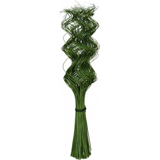 Přírodní materiál - spirálové větve, svazek 150ks SUS014-ZELENA Art