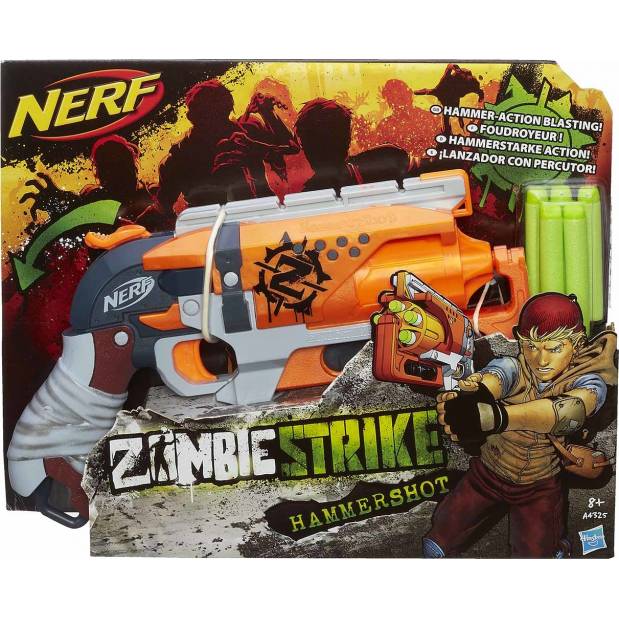 Nerf ZombieStrike HammerShot 14A4325 Hasbro