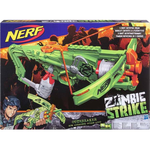 Nerf Zombie Outbreaker kuše 14B9093 Hasbro