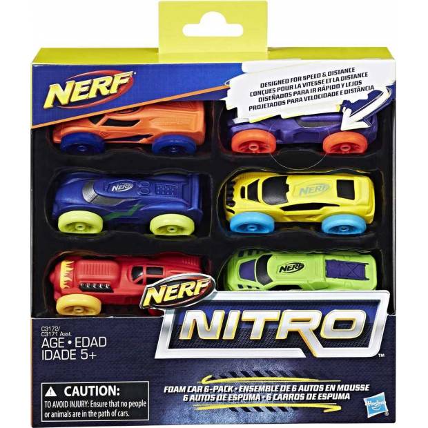 Nerf Nitro náhradní nitro 6 ks asst 14C3171 Hasbro
