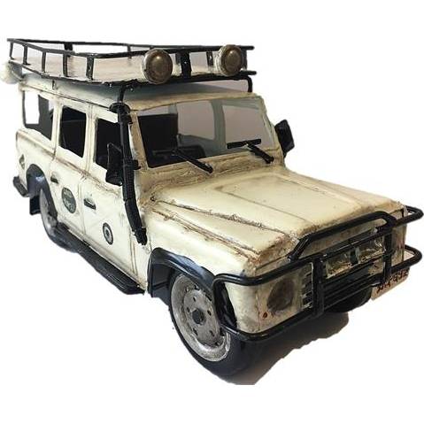 Plechový Jeep 28,5 x 12 x 13 cm - IntArt