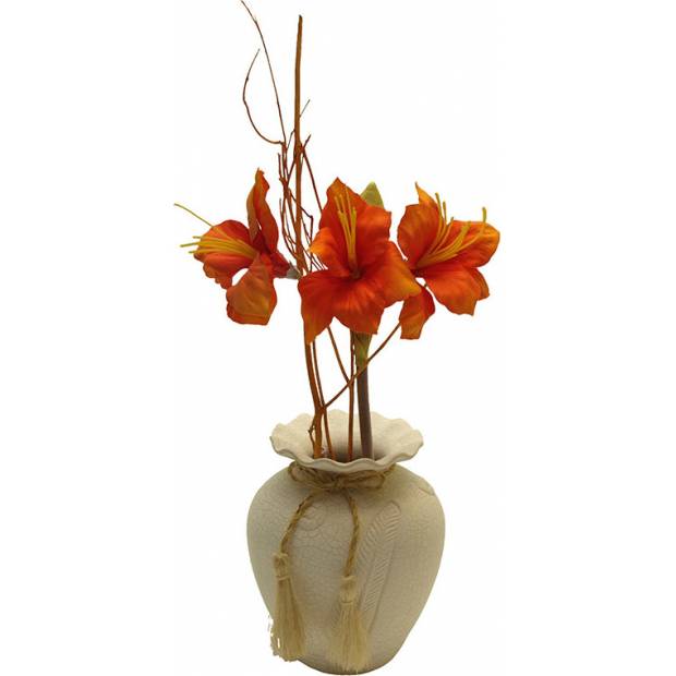 Váza keramická -  bílá TD-0913A Art
