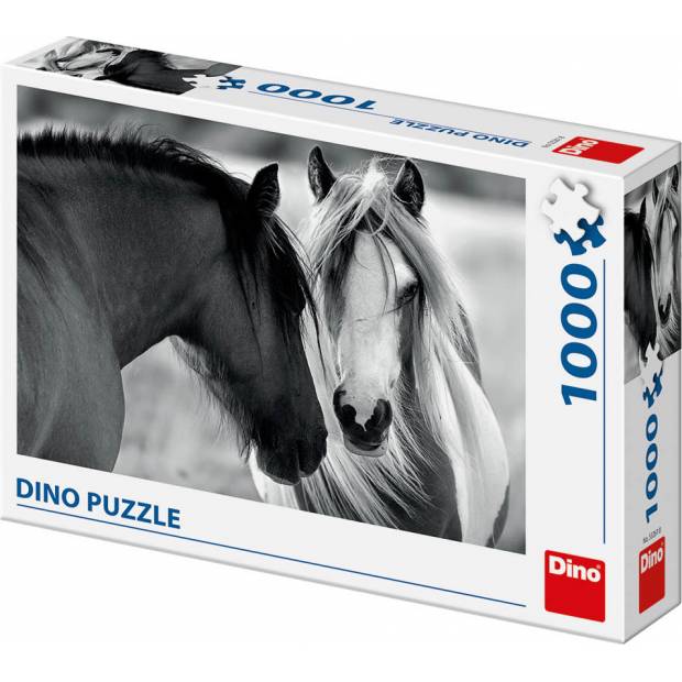 Černobílí koně 1000D 32532618 Dino