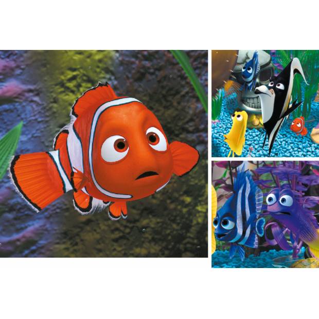 Disney Nemo v akváriu 3x49 dílků 2409371 Ravensburger