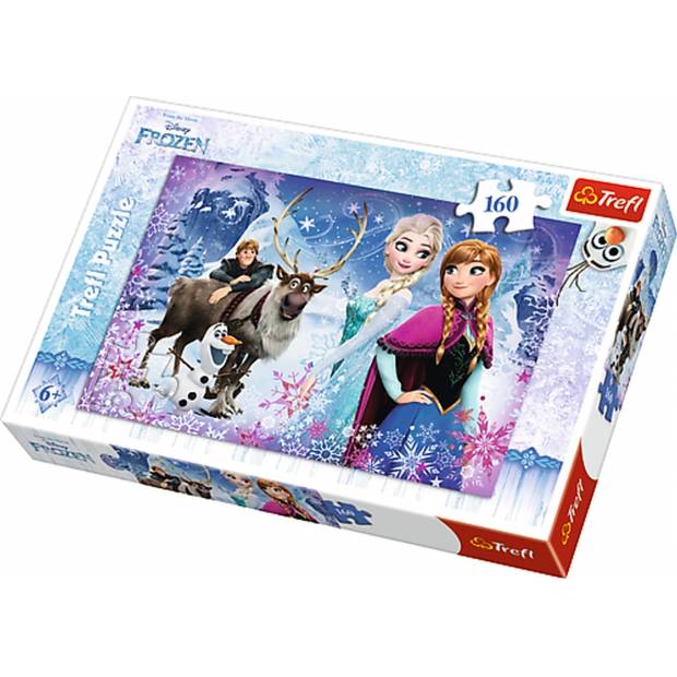 Puzzle 160 - Zimní dobrodružství / Disney Frozen 4915344 Trefl