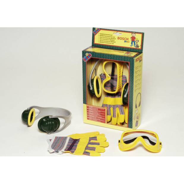 Bosch set - sluchátka,rukavice,brýle 238535 Klein