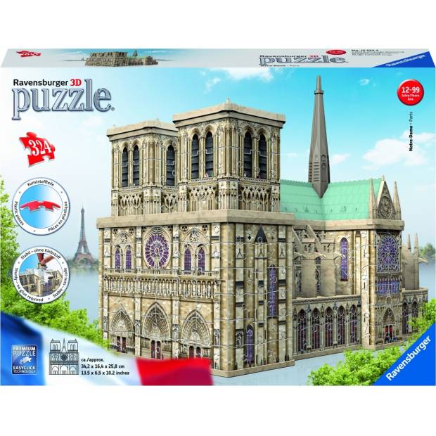 Notre Dame 3D, 216 dílků 2412523 Ravensburger