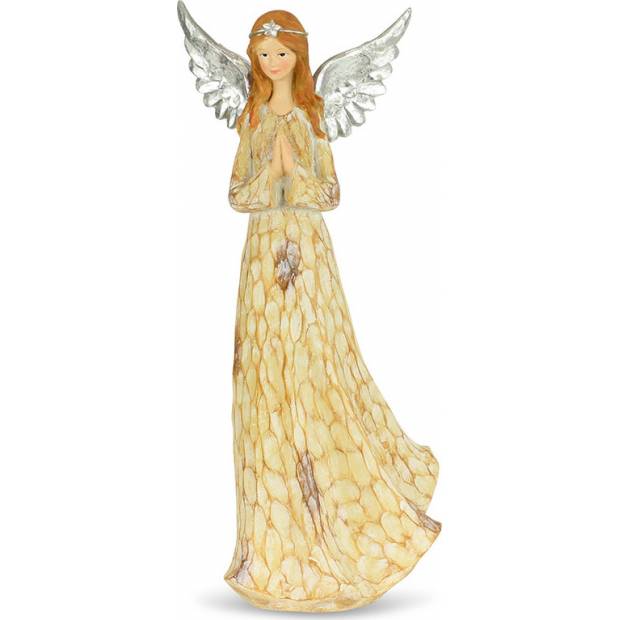 Anděl - stříbrná křídla, dekorace z polyresinu AV4616 Art